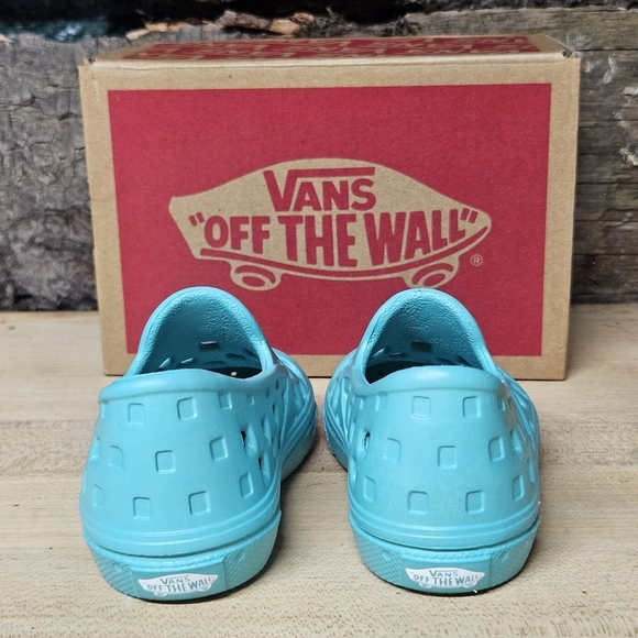 Vans slip on Crocs  teal blue size 4 toddler - Picture 5 of 10